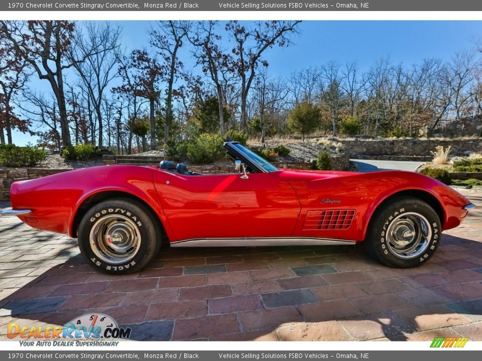 Monza Red 1970 Chevrolet Corvette Stingray Convertible Photo #4