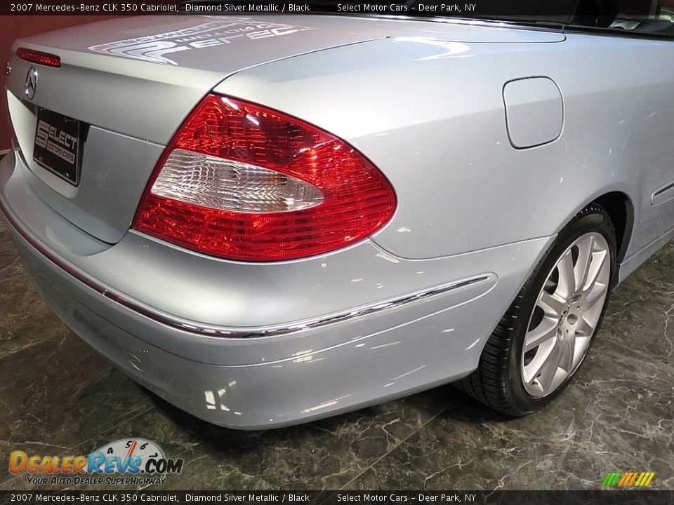 2007 Mercedes-Benz CLK 350 Cabriolet Diamond Silver Metallic / Black Photo #11