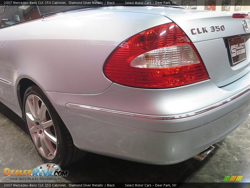 2007 Mercedes-Benz CLK 350 Cabriolet Diamond Silver Metallic / Black Photo #12