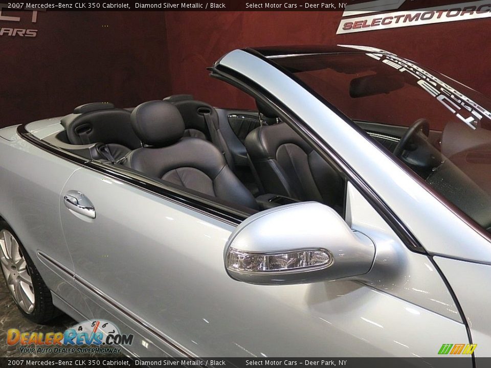 2007 Mercedes-Benz CLK 350 Cabriolet Diamond Silver Metallic / Black Photo #13