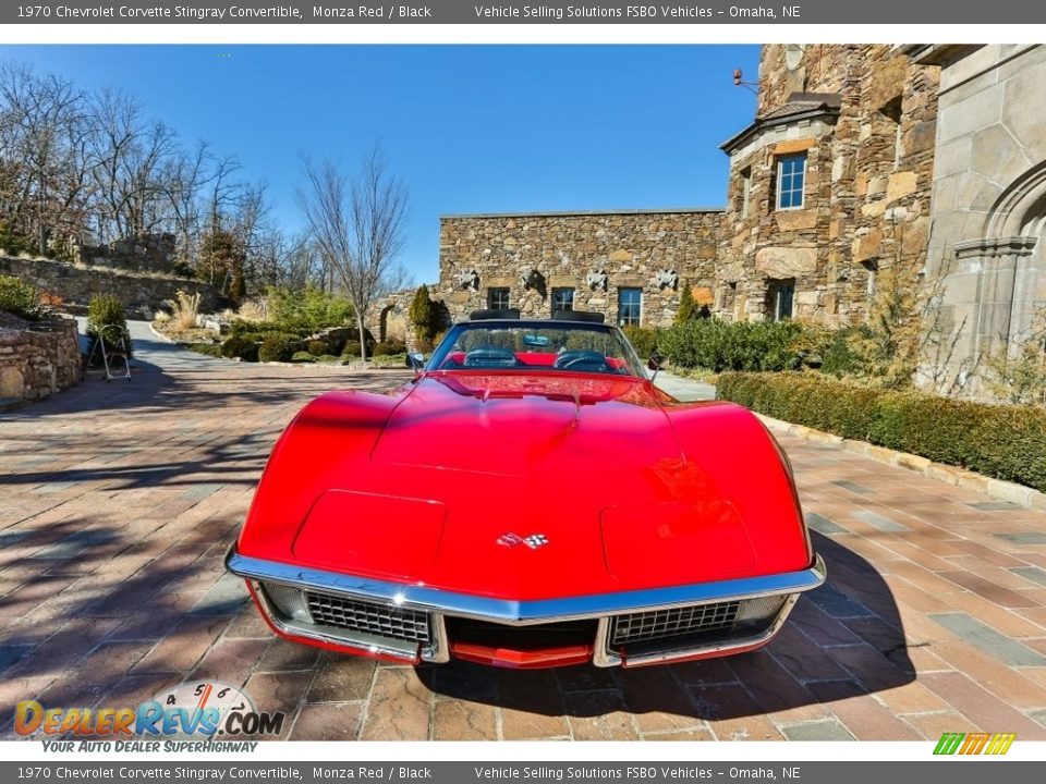 1970 Chevrolet Corvette Stingray Convertible Monza Red / Black Photo #7