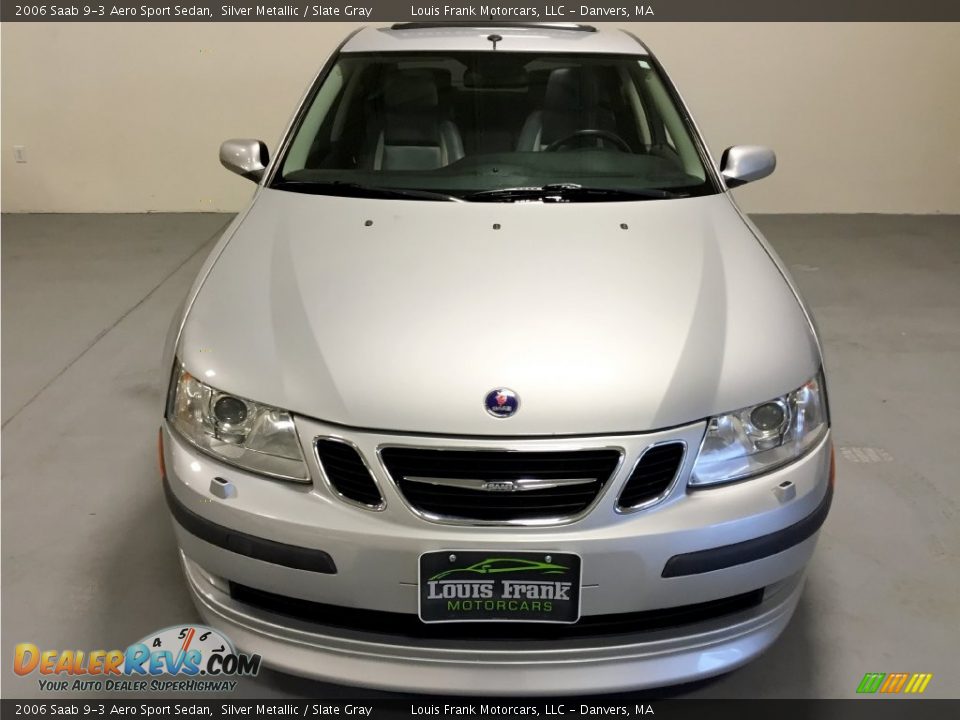 2006 Saab 9-3 Aero Sport Sedan Silver Metallic / Slate Gray Photo #7