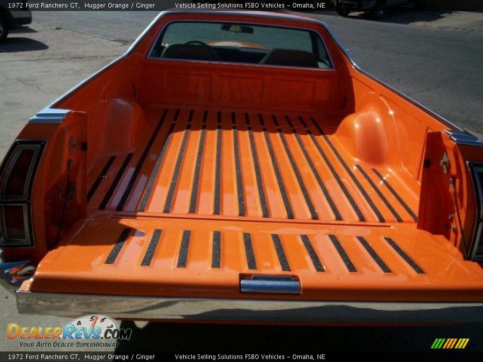 1972 Ford Ranchero GT Hugger Orange / Ginger Photo #3