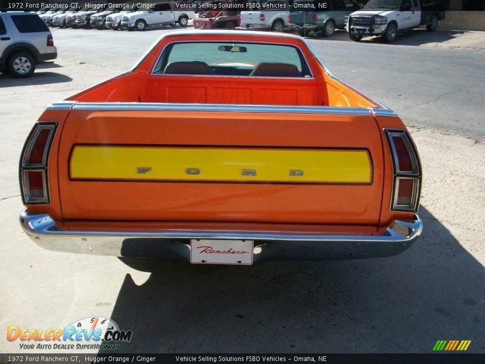 1972 Ford Ranchero GT Hugger Orange / Ginger Photo #4