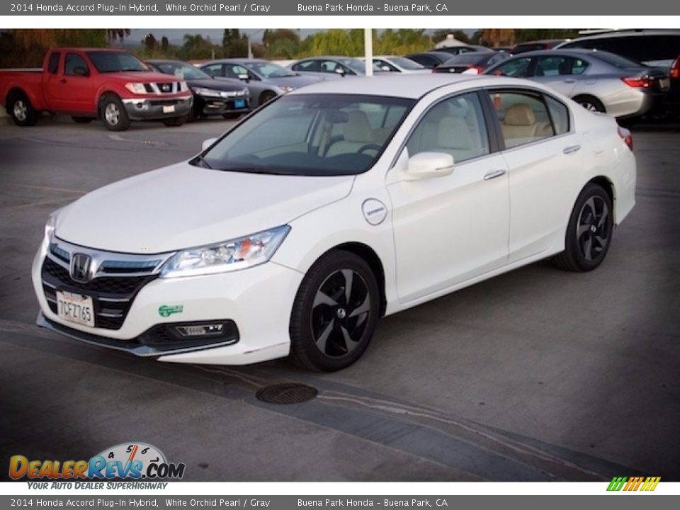 White Orchid Pearl 2014 Honda Accord Plug-In Hybrid Photo #7