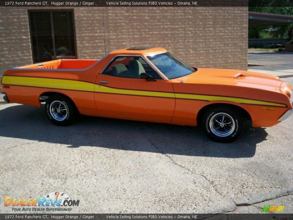 Hugger Orange 1972 Ford Ranchero GT Photo #7