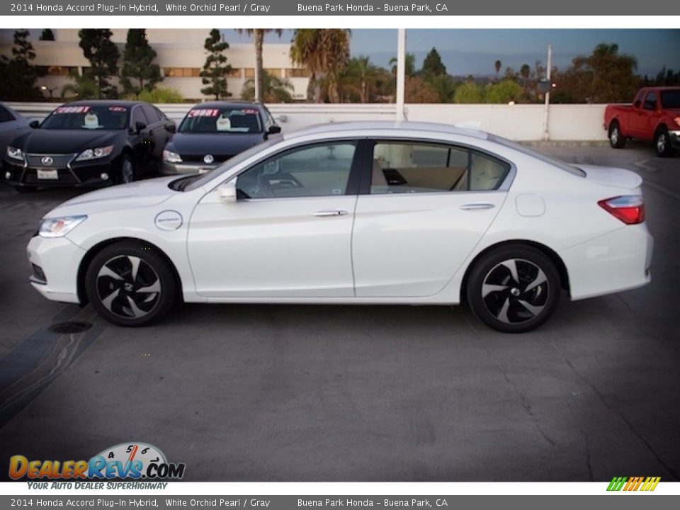 White Orchid Pearl 2014 Honda Accord Plug-In Hybrid Photo #8