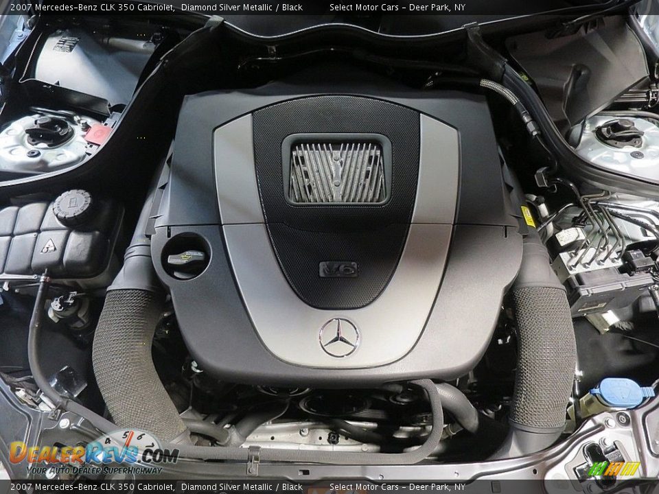 2007 Mercedes-Benz CLK 350 Cabriolet Diamond Silver Metallic / Black Photo #28