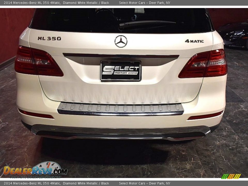 2014 Mercedes-Benz ML 350 4Matic Diamond White Metallic / Black Photo #5