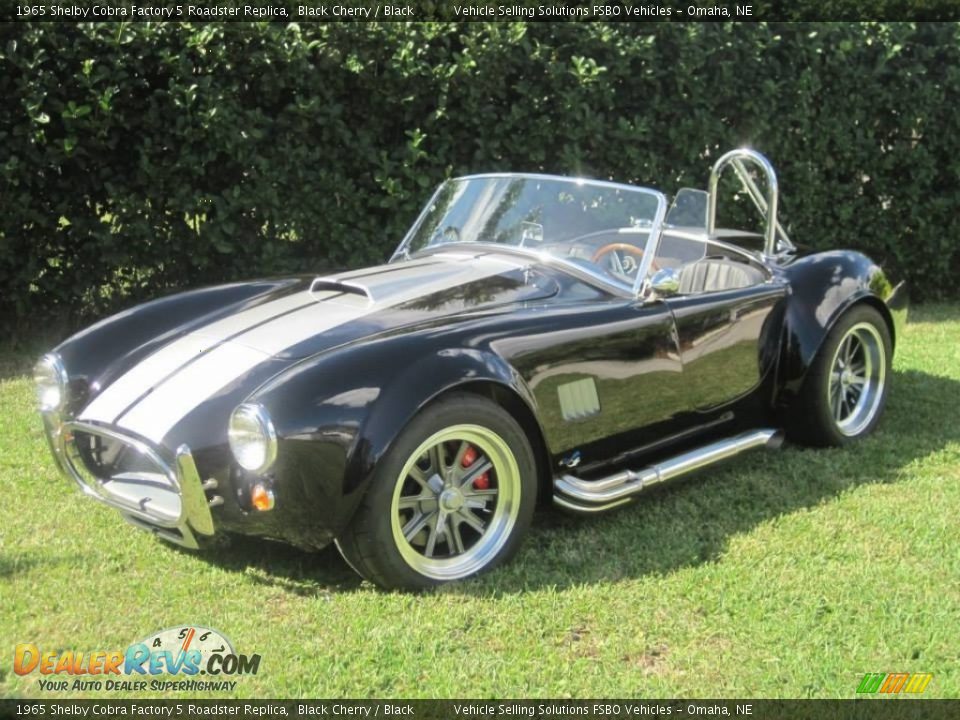 1965 Shelby Cobra Factory 5 Roadster Replica Black Cherry / Black Photo #1