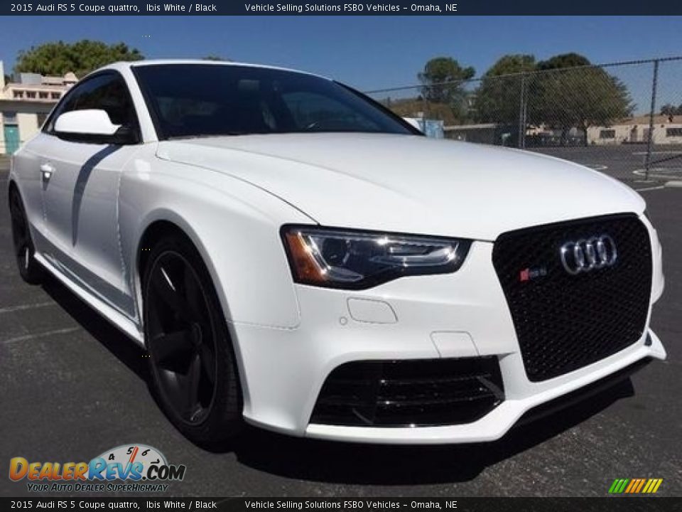 2015 Audi RS 5 Coupe quattro Ibis White / Black Photo #4