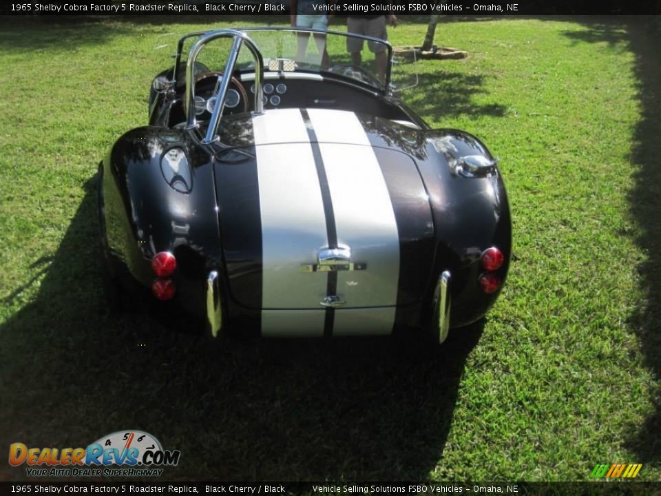 1965 Shelby Cobra Factory 5 Roadster Replica Black Cherry / Black Photo #4