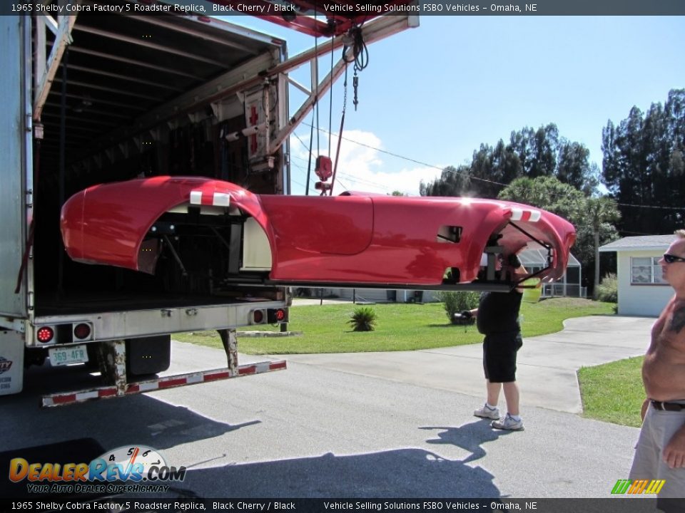 1965 Shelby Cobra Factory 5 Roadster Replica Black Cherry / Black Photo #15