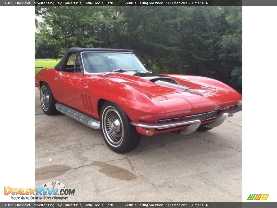 1966 Chevrolet Corvette Sting Ray Convertible Rally Red / Black Photo #1