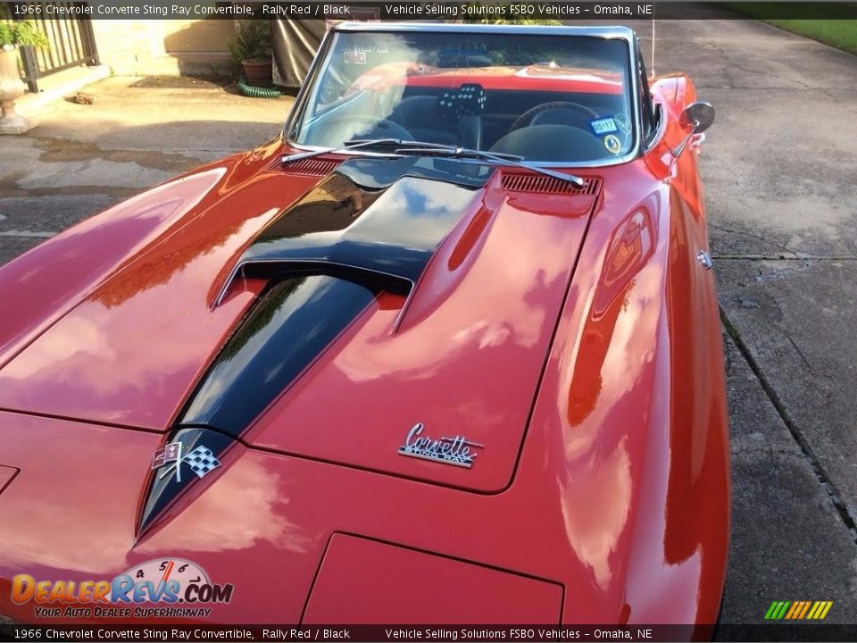 1966 Chevrolet Corvette Sting Ray Convertible Rally Red / Black Photo #6