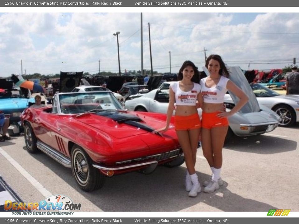 1966 Chevrolet Corvette Sting Ray Convertible Rally Red / Black Photo #7