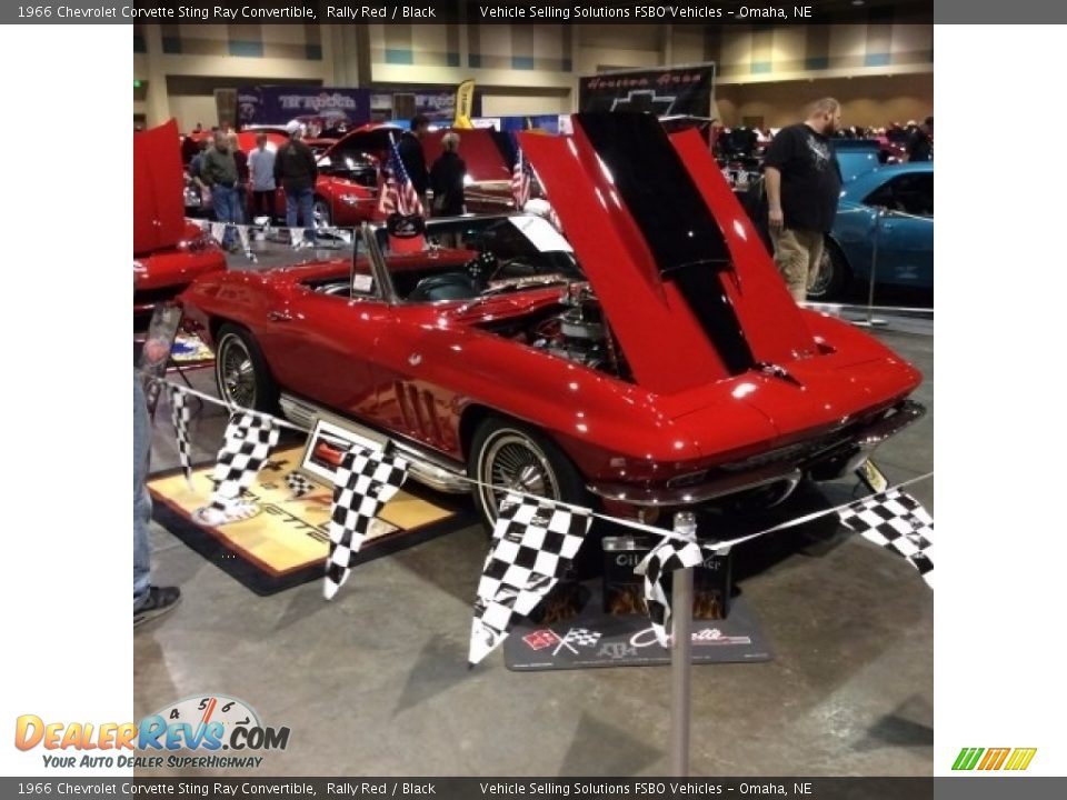 1966 Chevrolet Corvette Sting Ray Convertible Rally Red / Black Photo #8