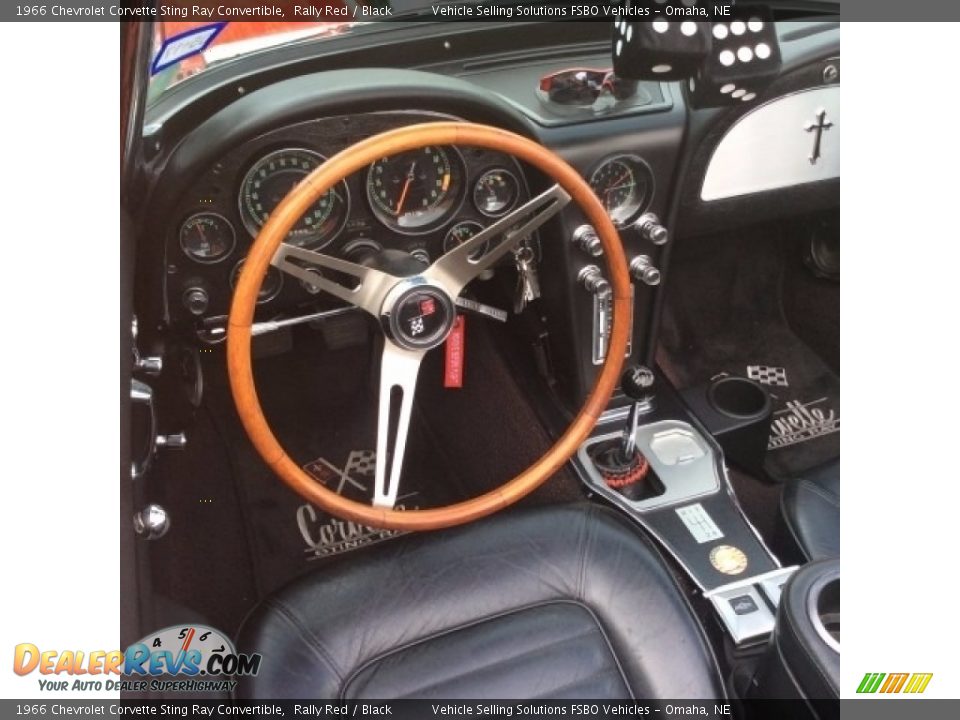 1966 Chevrolet Corvette Sting Ray Convertible Rally Red / Black Photo #13