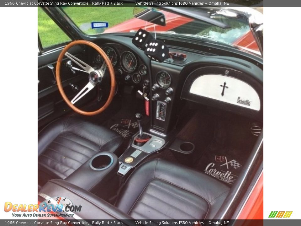 1966 Chevrolet Corvette Sting Ray Convertible Rally Red / Black Photo #14