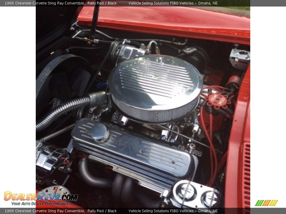1966 Chevrolet Corvette Sting Ray Convertible Rally Red / Black Photo #16