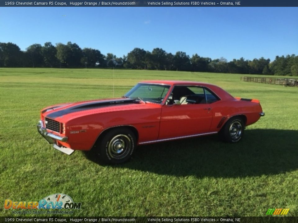 1969 Chevrolet Camaro RS Coupe Hugger Orange / Black/Houndstooth Photo #1