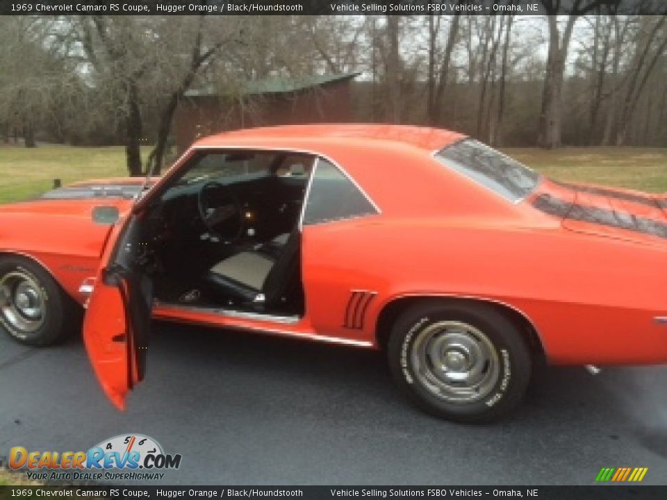 1969 Chevrolet Camaro RS Coupe Hugger Orange / Black/Houndstooth Photo #3