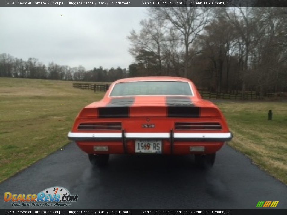 1969 Chevrolet Camaro RS Coupe Hugger Orange / Black/Houndstooth Photo #5