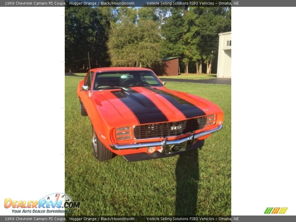 1969 Chevrolet Camaro RS Coupe Hugger Orange / Black/Houndstooth Photo #7