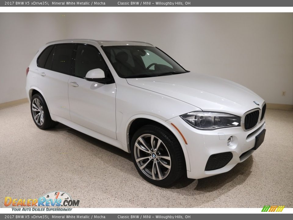 2017 BMW X5 xDrive35i Mineral White Metallic / Mocha Photo #1