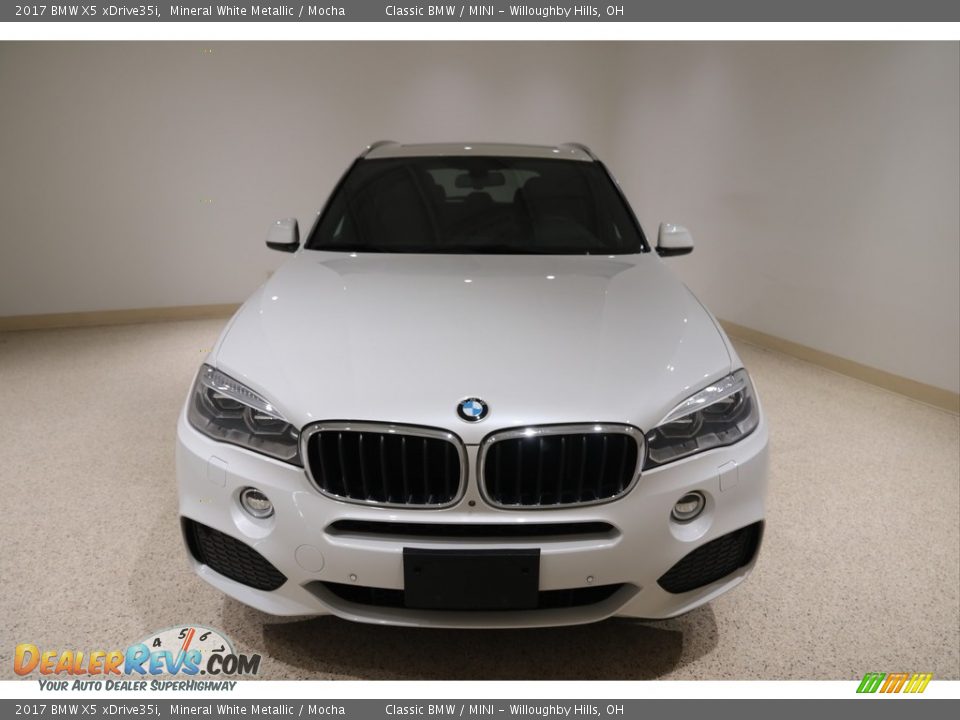 2017 BMW X5 xDrive35i Mineral White Metallic / Mocha Photo #2
