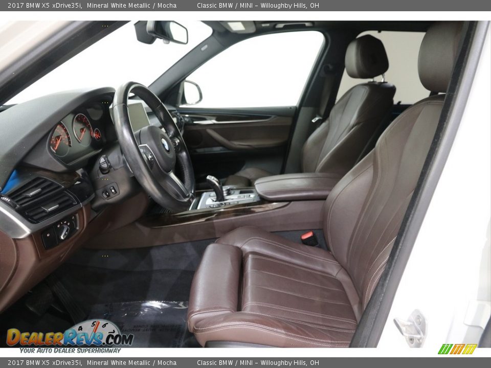 2017 BMW X5 xDrive35i Mineral White Metallic / Mocha Photo #5