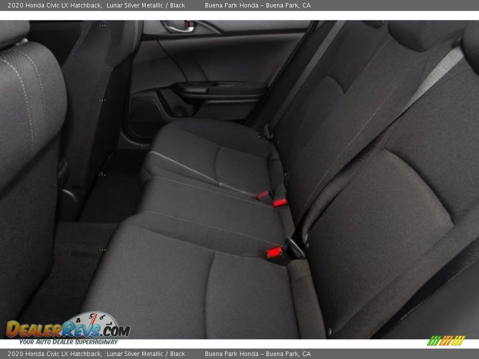 2020 Honda Civic LX Hatchback Lunar Silver Metallic / Black Photo #4