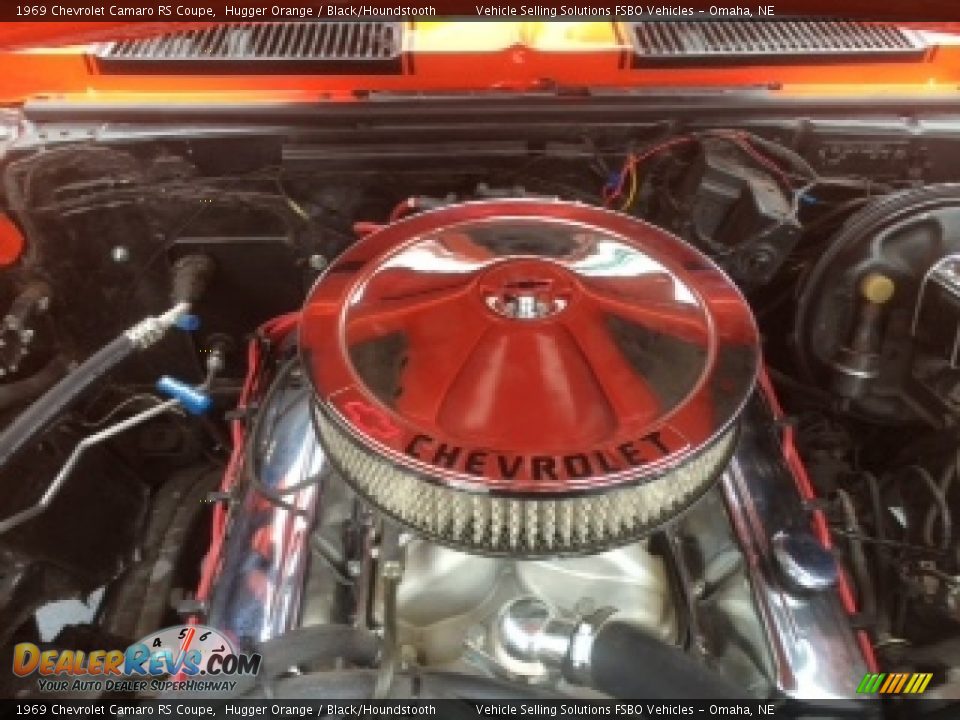 1969 Chevrolet Camaro RS Coupe Hugger Orange / Black/Houndstooth Photo #17