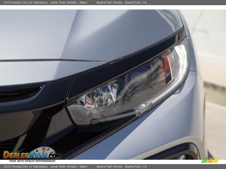 2020 Honda Civic LX Hatchback Lunar Silver Metallic / Black Photo #9