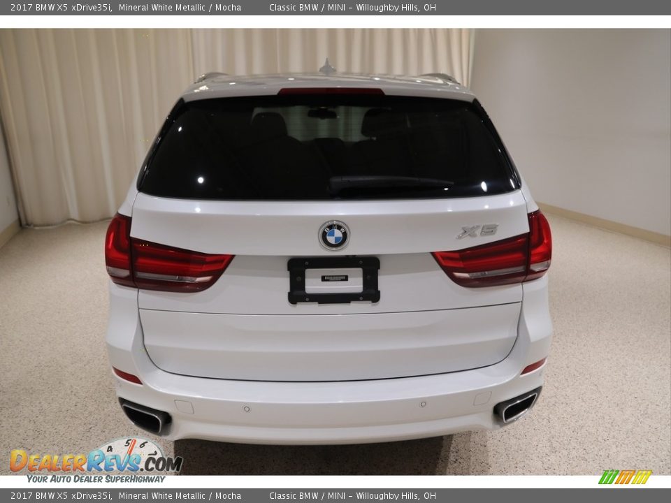2017 BMW X5 xDrive35i Mineral White Metallic / Mocha Photo #18