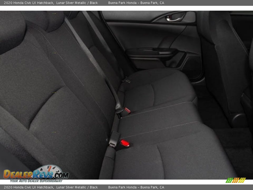 2020 Honda Civic LX Hatchback Lunar Silver Metallic / Black Photo #21