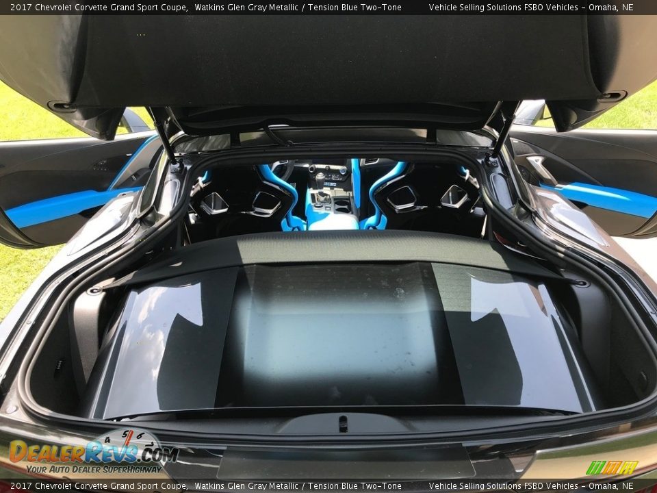 2017 Chevrolet Corvette Grand Sport Coupe Watkins Glen Gray Metallic / Tension Blue Two-Tone Photo #5