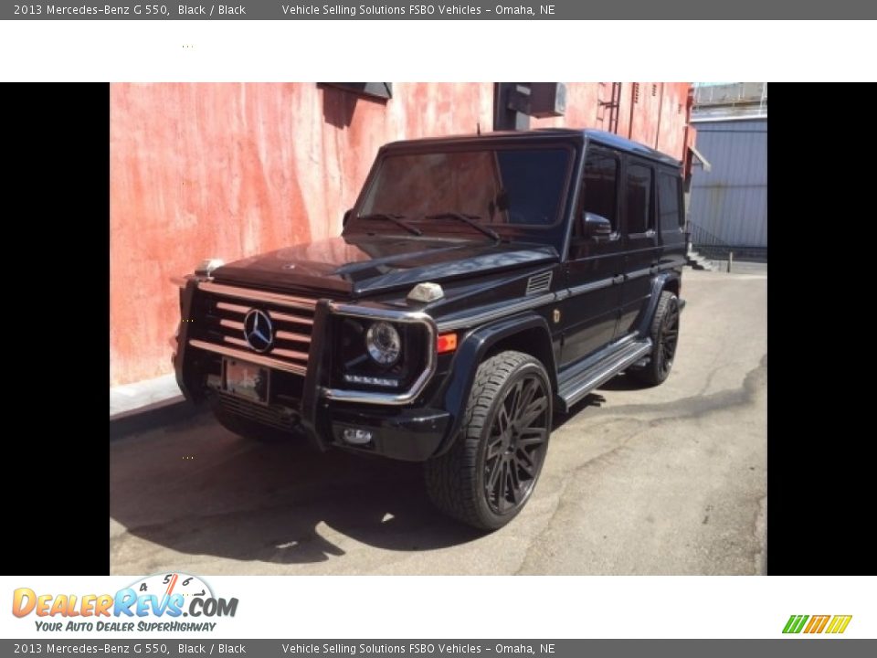 2013 Mercedes-Benz G 550 Black / Black Photo #1