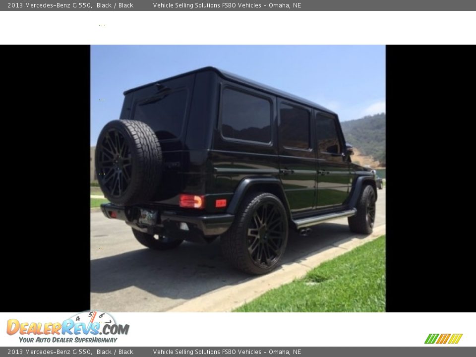 2013 Mercedes-Benz G 550 Black / Black Photo #6