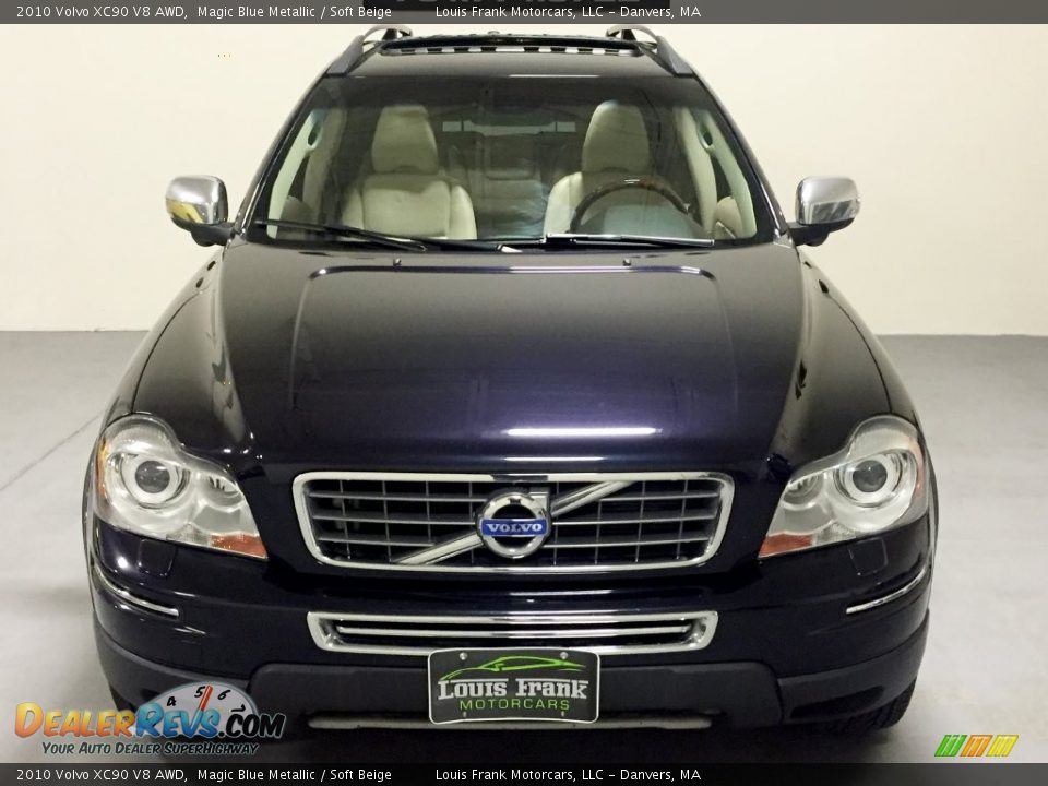 2010 Volvo XC90 V8 AWD Magic Blue Metallic / Soft Beige Photo #7