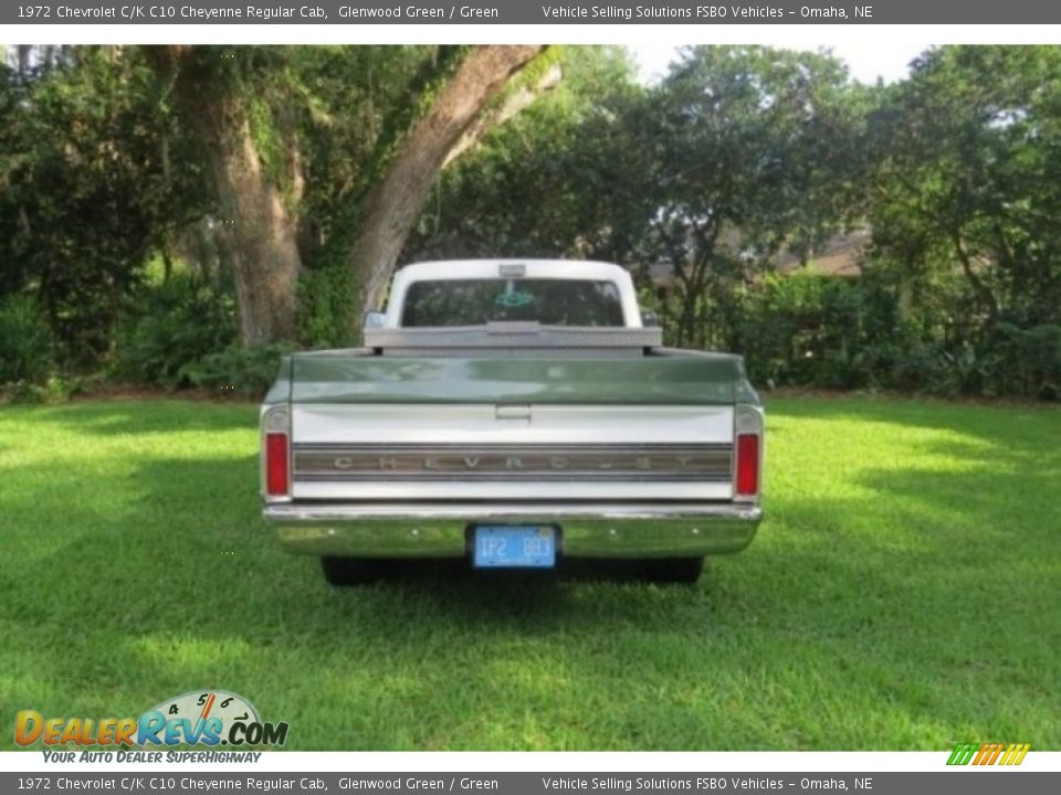 1972 Chevrolet C/K C10 Cheyenne Regular Cab Glenwood Green / Green Photo #7