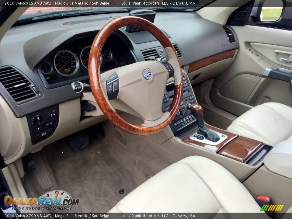 Soft Beige Interior - 2010 Volvo XC90 V8 AWD Photo #9