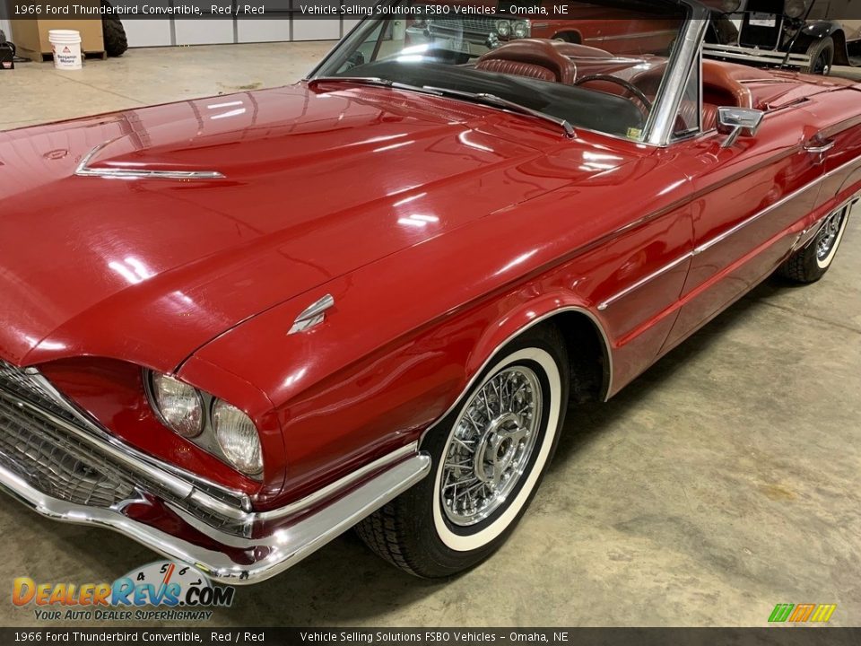 1966 Ford Thunderbird Convertible Red / Red Photo #1