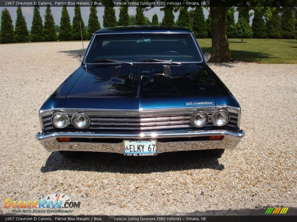 1967 Chevrolet El Camino Patriot Blue Metallic / Blue Photo #2