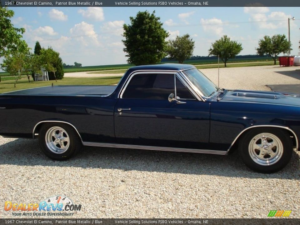 1967 Chevrolet El Camino Patriot Blue Metallic / Blue Photo #3