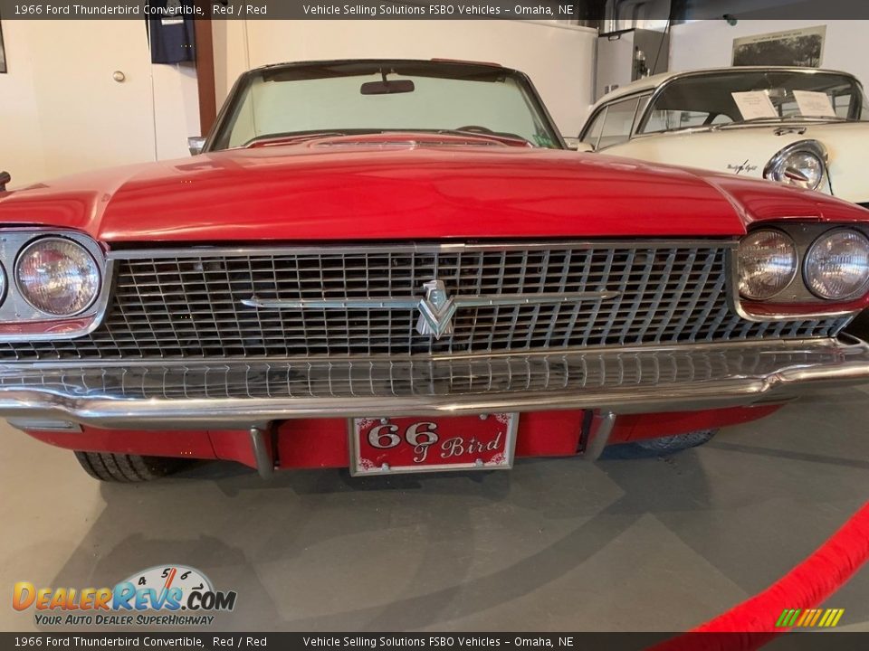 1966 Ford Thunderbird Convertible Red / Red Photo #6