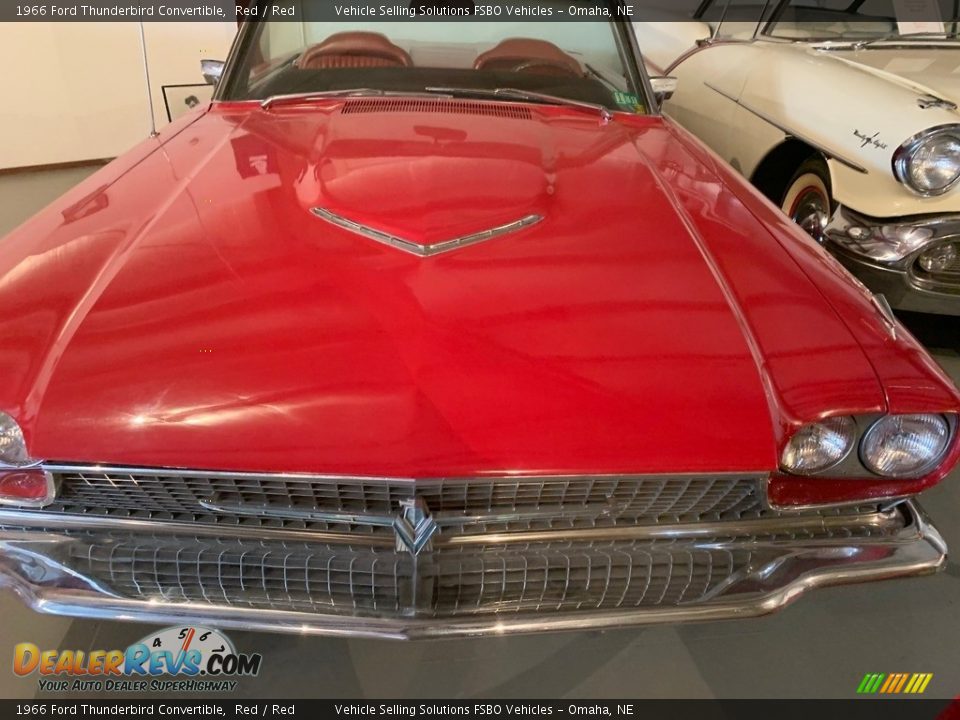 1966 Ford Thunderbird Convertible Red / Red Photo #7