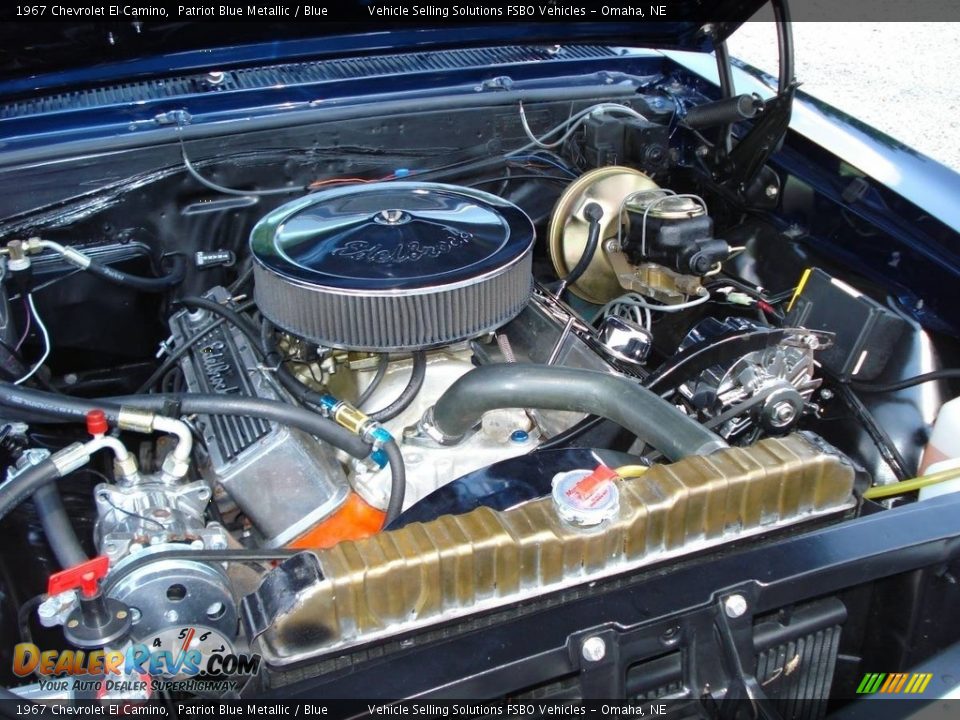 1967 Chevrolet El Camino Patriot Blue Metallic / Blue Photo #6
