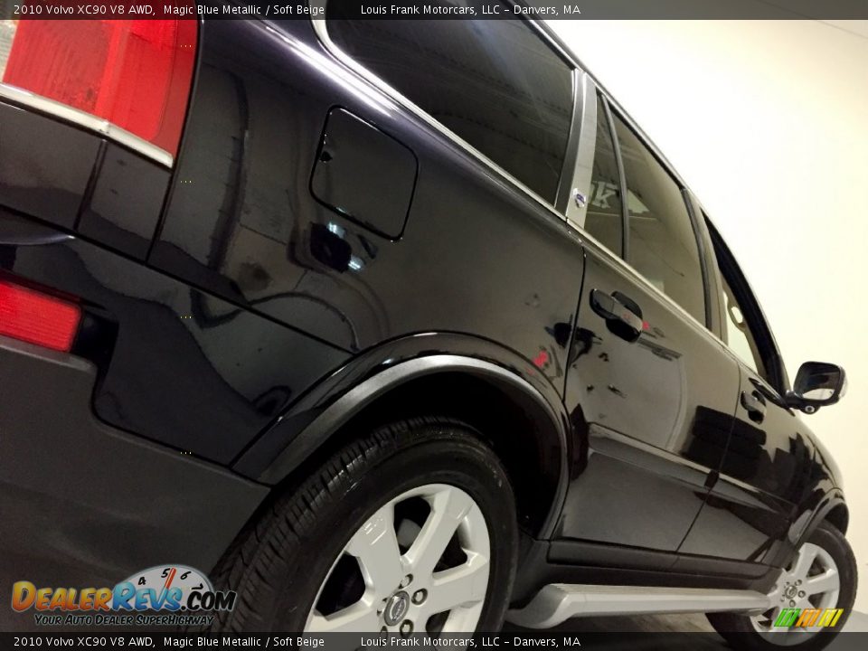 2010 Volvo XC90 V8 AWD Magic Blue Metallic / Soft Beige Photo #21