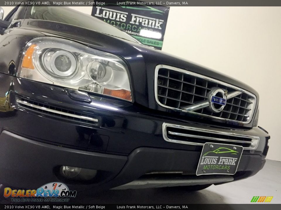 2010 Volvo XC90 V8 AWD Magic Blue Metallic / Soft Beige Photo #26